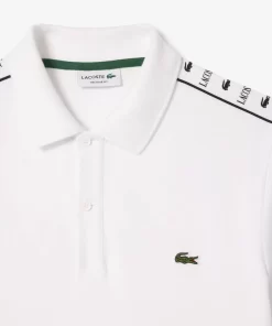 Polo En Mini Pique Stretch A Bande Siglee | Lacoste Hot