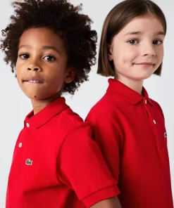 Polo Enfant Regular Fit En Petit Pique Uni | Lacoste Sale