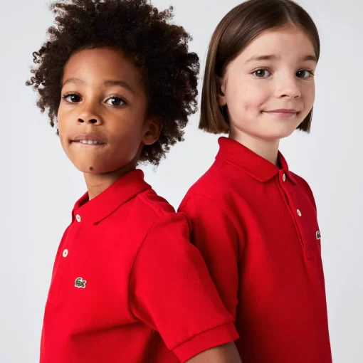 Polo Enfant Regular Fit En Petit Pique Uni | Lacoste Sale