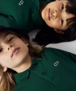 Polo Enfant Regular Fit En Petit Pique Uni | Lacoste Flash Sale