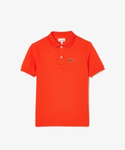 Polo Enfant Regular Fit En Petit Pique Uni | Lacoste Flash Sale