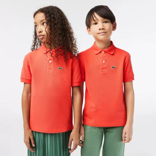 Polo Enfant Regular Fit En Petit Pique Uni | Lacoste Flash Sale