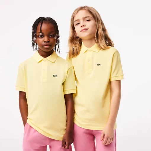 Polo Enfant Regular Fit En Petit Pique Uni | Lacoste Store