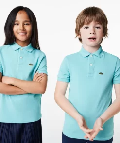 Polo Enfant Regular Fit En Petit Pique Uni | Lacoste Discount