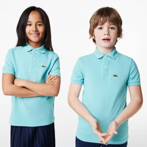 Polo Enfant Regular Fit En Petit Pique Uni | Lacoste Discount