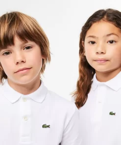 Polo Enfant Regular Fit En Petit Pique Uni | Lacoste Clearance