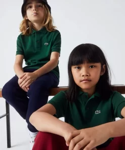 Polo Enfant Regular Fit En Petit Pique Uni | Lacoste Flash Sale