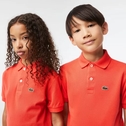 Polo Enfant Regular Fit En Petit Pique Uni | Lacoste Flash Sale