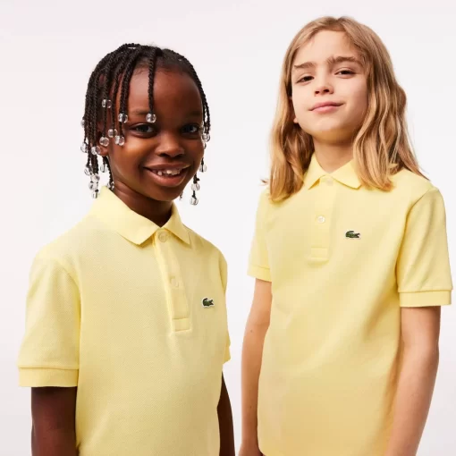 Polo Enfant Regular Fit En Petit Pique Uni | Lacoste Store