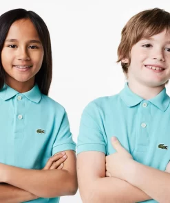 Polo Enfant Regular Fit En Petit Pique Uni | Lacoste Discount