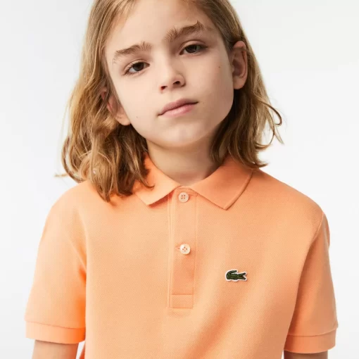 Polo Enfant Regular Fit En Petit Pique Uni | Lacoste Online