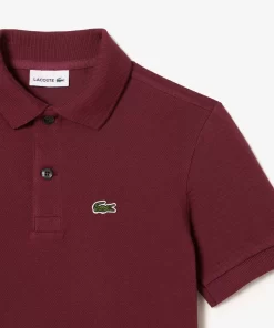 Polo Enfant Regular Fit En Petit Pique Uni | Lacoste Best