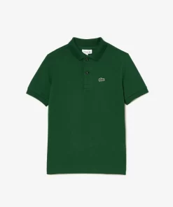 Polo Enfant Regular Fit En Petit Pique Uni | Lacoste Flash Sale