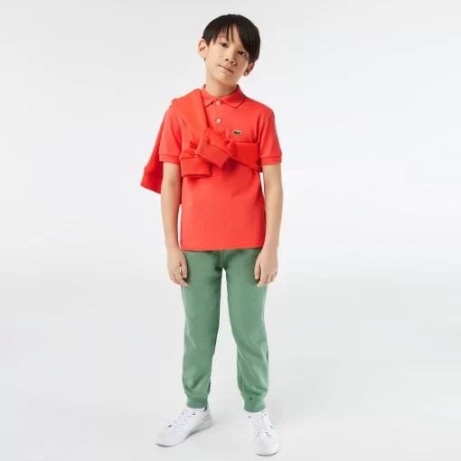 Polo Enfant Regular Fit En Petit Pique Uni | Lacoste Flash Sale