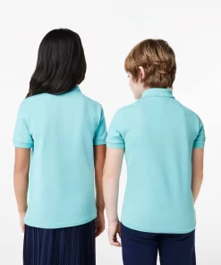 Polo Enfant Regular Fit En Petit Pique Uni | Lacoste Discount