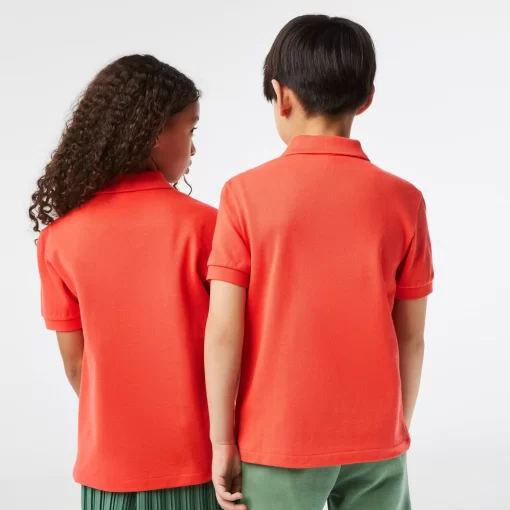 Polo Enfant Regular Fit En Petit Pique Uni | Lacoste Flash Sale