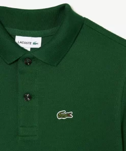 Polo Enfant Regular Fit En Petit Pique Uni | Lacoste Flash Sale