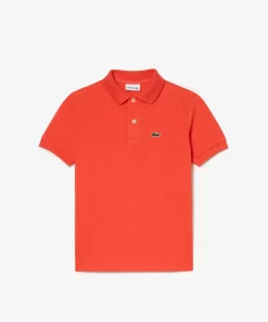 Polo Enfant Regular Fit En Petit Pique Uni | Lacoste Flash Sale