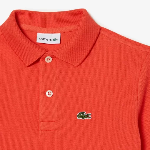 Polo Enfant Regular Fit En Petit Pique Uni | Lacoste Flash Sale