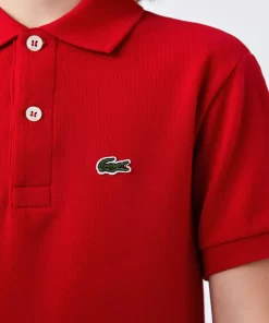 Polo Enfant Regular Fit En Petit Pique Uni | Lacoste Sale