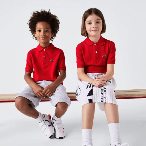 Polo Enfant Regular Fit En Petit Pique Uni | Lacoste Sale