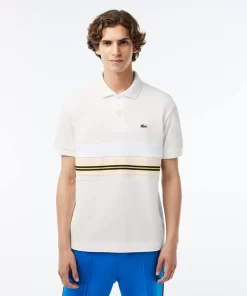 Polo Fabrique En France Avec Bandes Contrastees | Lacoste Online