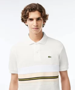 Polo Fabrique En France Avec Bandes Contrastees | Lacoste Online