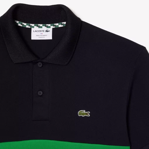 Polo Fabrique En France Avec Bandes Contrastees | Lacoste Fashion