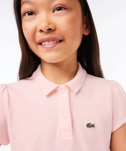 Polo Fille En Mini Pique Avec Col Festonne | Lacoste Hot