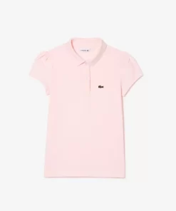 Polo Fille En Mini Pique Avec Col Festonne | Lacoste Hot