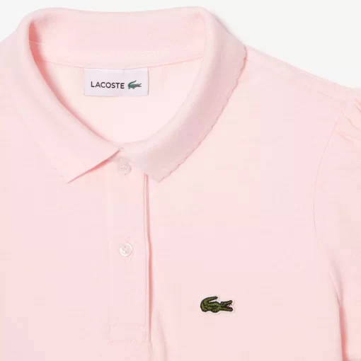 Polo Fille En Mini Pique Avec Col Festonne | Lacoste Hot