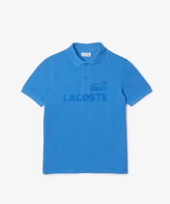 Polo Garçon Avec Marquage En Coton Biologique | Lacoste Best