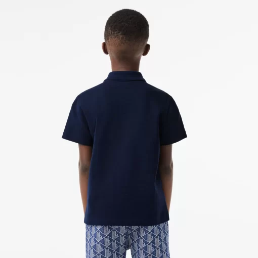 Polo Garçon En Coton Biologique Ultra Dry | Lacoste Hot