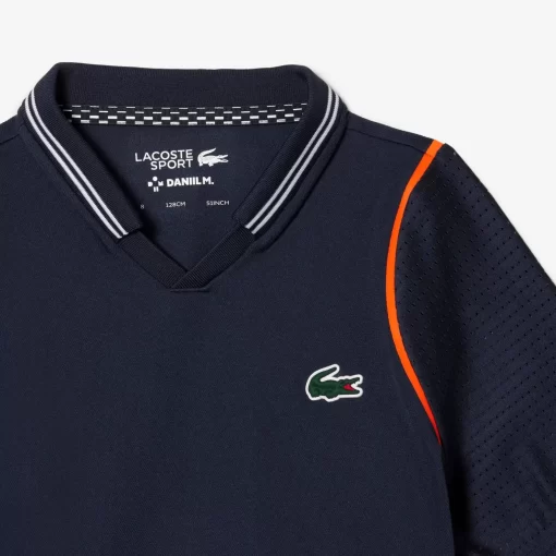 Polo Garçon Tennis X Daniil Medvedev Ultra-Dry | Lacoste Discount