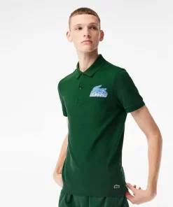 Polo Homme En Petit Pique De Coton | Lacoste Discount