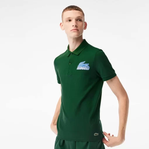 Polo Homme En Petit Pique De Coton | Lacoste Discount