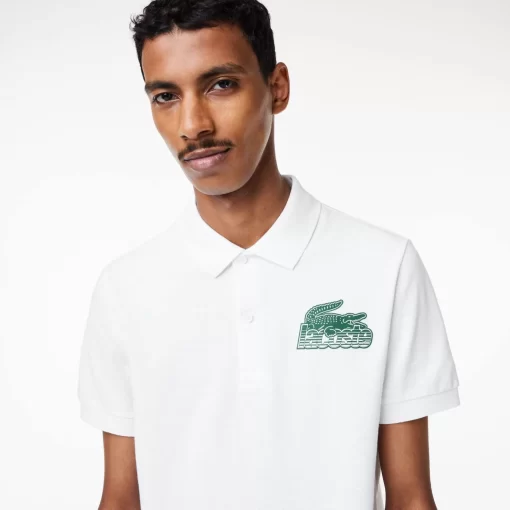 Polo Homme En Petit Pique De Coton | Lacoste Outlet