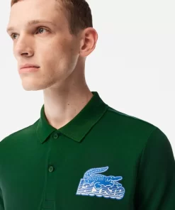 Polo Homme En Petit Pique De Coton | Lacoste Discount