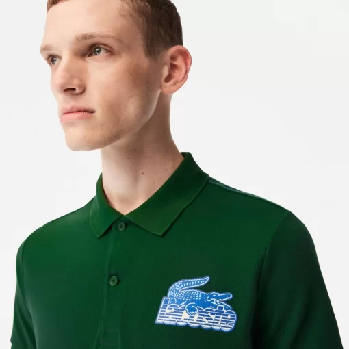 Polo Homme En Petit Pique De Coton | Lacoste Discount