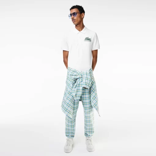 Polo Homme En Petit Pique De Coton | Lacoste Outlet