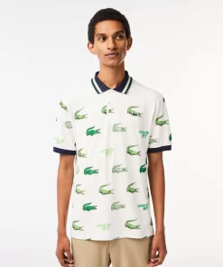 Polo Homme Golf Imprime Crocodile | Lacoste Hot