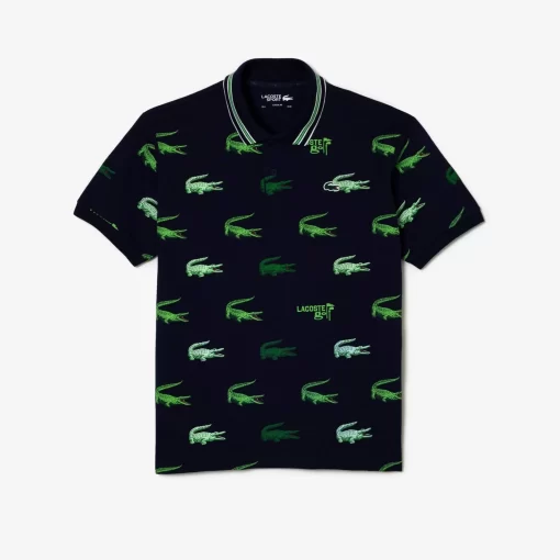 Polo Homme Golf Imprime Crocodile | Lacoste Flash Sale