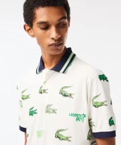 Polo Homme Golf Imprime Crocodile | Lacoste Hot