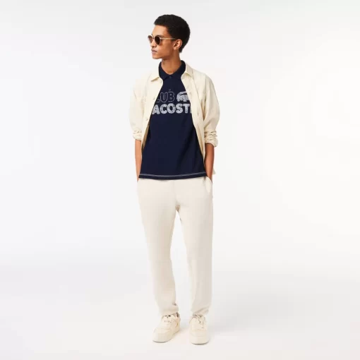 Polo Homme Imprime En Coton Biologique | Lacoste Online