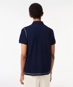 Polo Homme Imprime En Coton Biologique | Lacoste Online