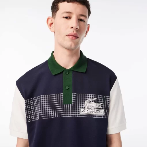 Polo Homme Loose Fit En Coton Biologique | Lacoste Outlet