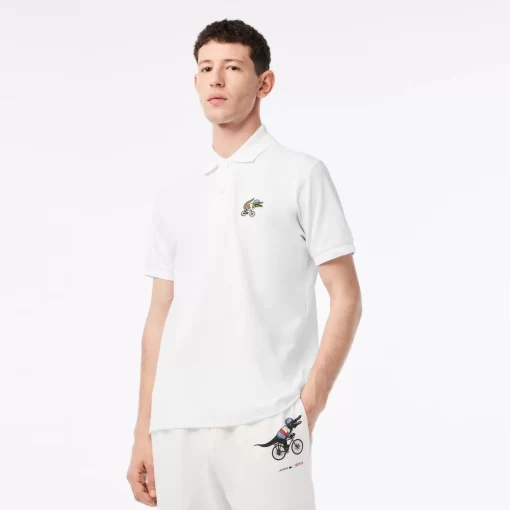 Polo Homme X Netflix En Coton Biologique | Lacoste Online