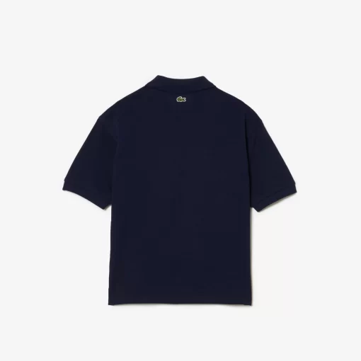 Polo Imprime Avec Inscriptions En Petit Pique | Lacoste Cheap