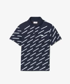 Polo Imprime Garçon En Coton Biologique | Lacoste Flash Sale