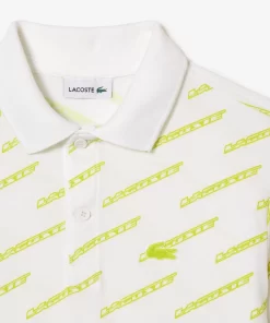 Polo Imprime Garçon En Coton Biologique | Lacoste Clearance